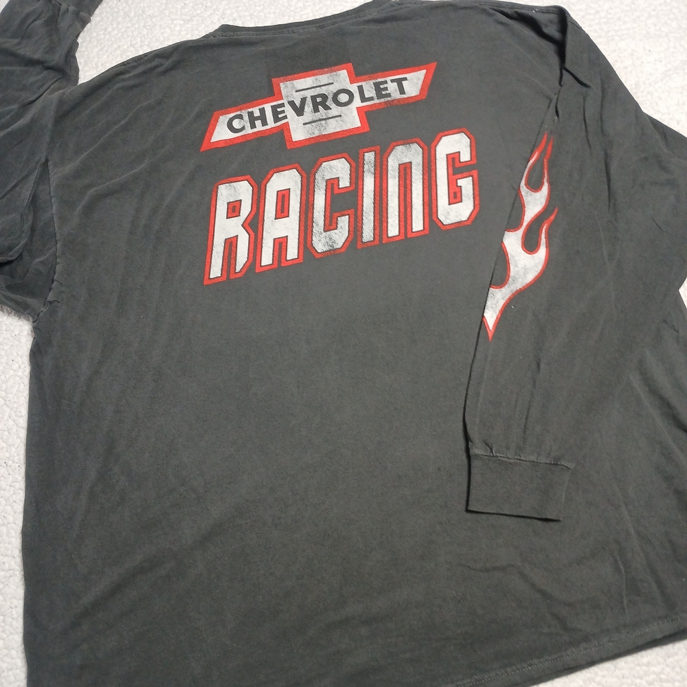 Chevrolet Racing Flame Long Sleeve T Shirt 2XL